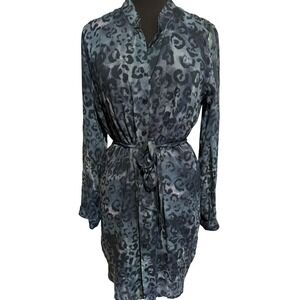 Cloth & Stone for Anthropologie – Cheetah Print Wrap Dress – Size L